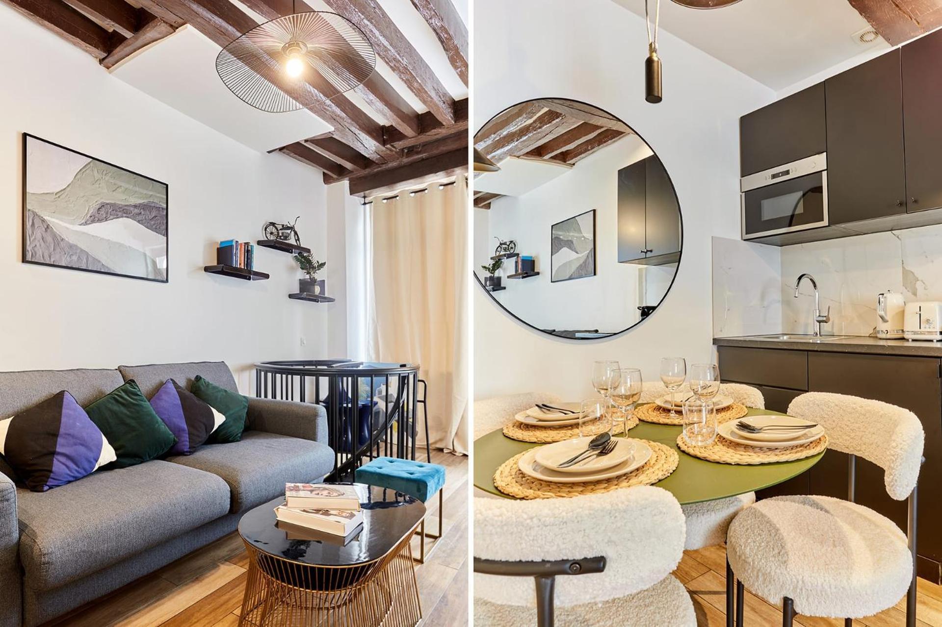 Duplex In The Center Of Parigi